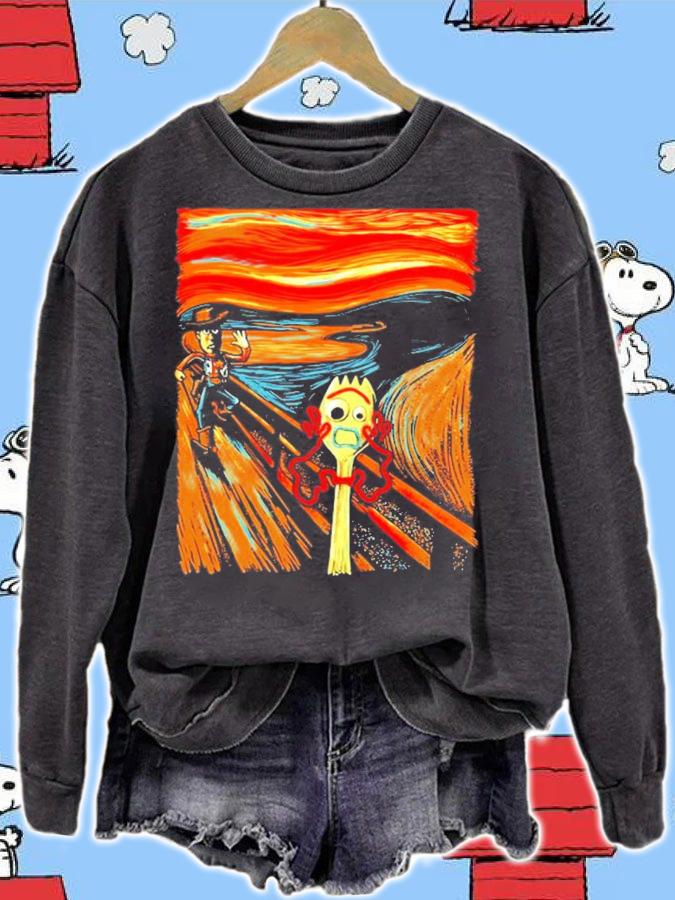 Toy Story Forky The Scream Shirt t-shirt