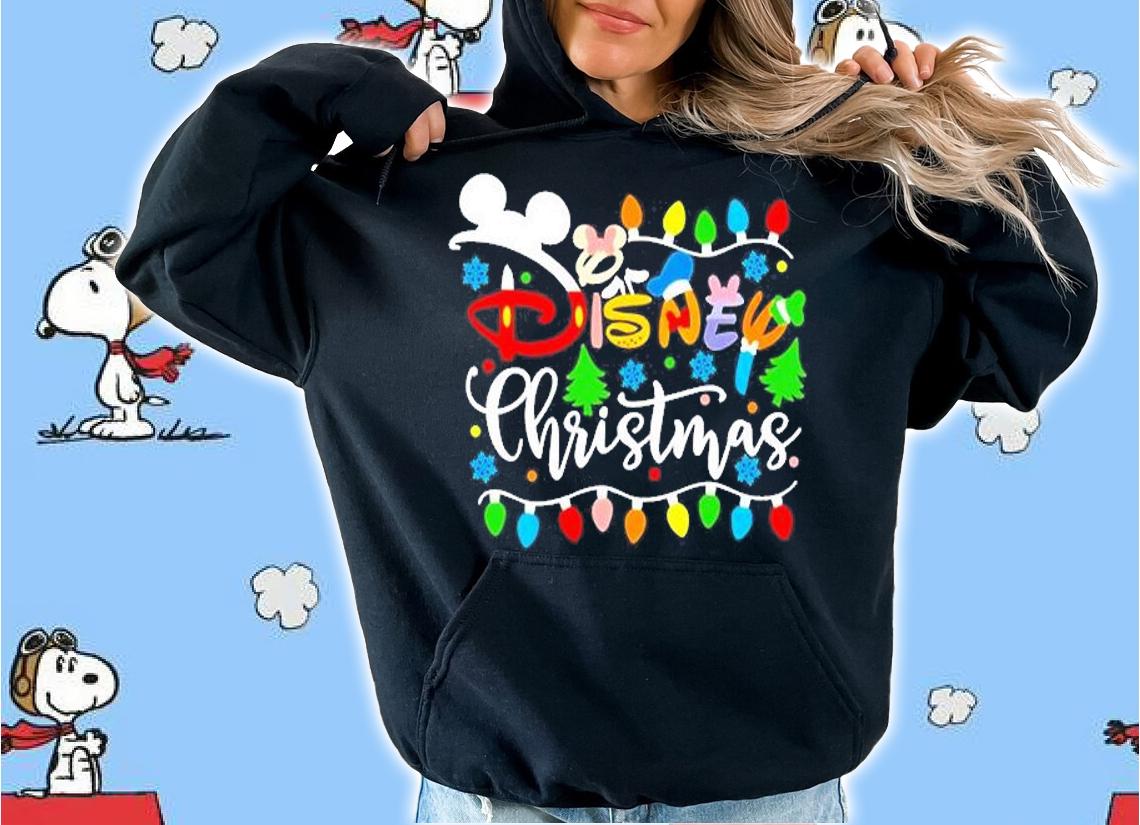 Disney Mickey Mouse Christmas Lights Shirt t-shirt