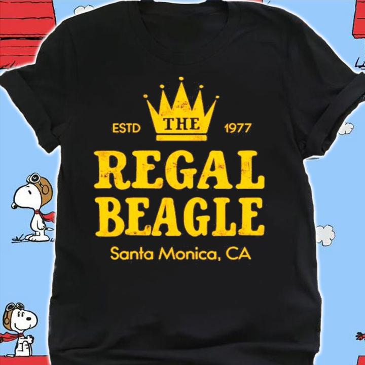 ESTD 1977 The Regal Beagle Santa Monica CA Shirt t-shirt