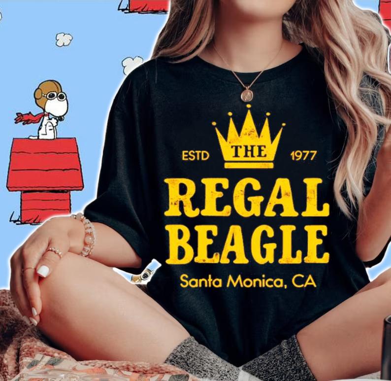 ESTD 1977 The Regal Beagle Santa Monica CA Shirt t-shirt