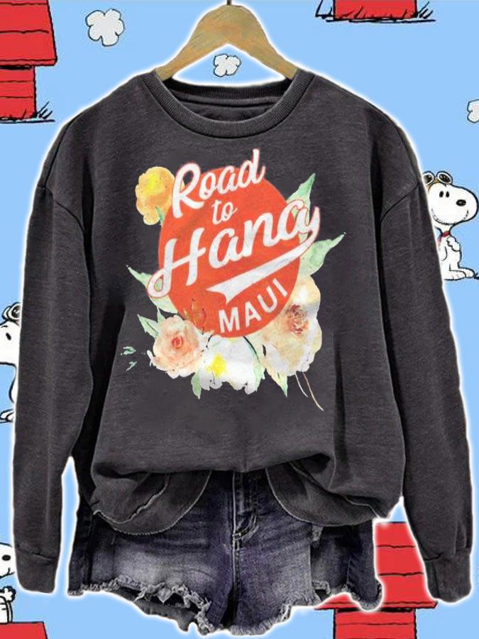 Hawaii Road To Hana Maui Vintage Hawaiian Retro Shirt t-shirt sweatshirt