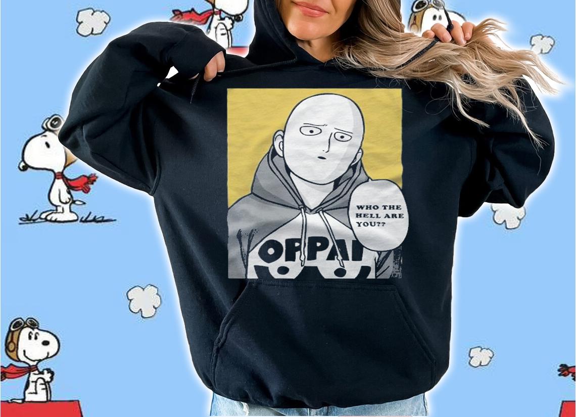 One-Punch Man Saitama who the hell are you T-shirt t-shirt