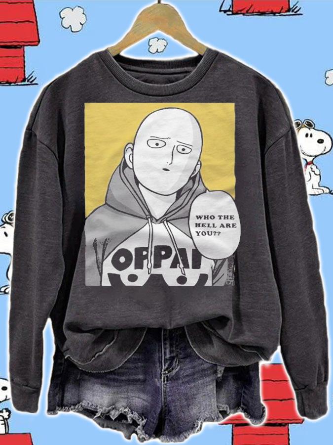 One-Punch Man Saitama who the hell are you T-shirt t-shirt