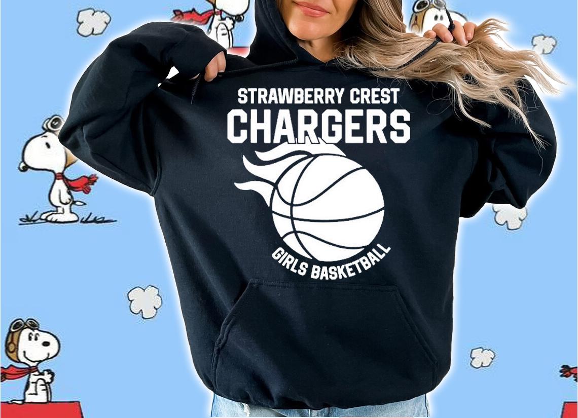 Strawberry Crest Girls Basketball Ball T-Shirt t-shirt hoodie