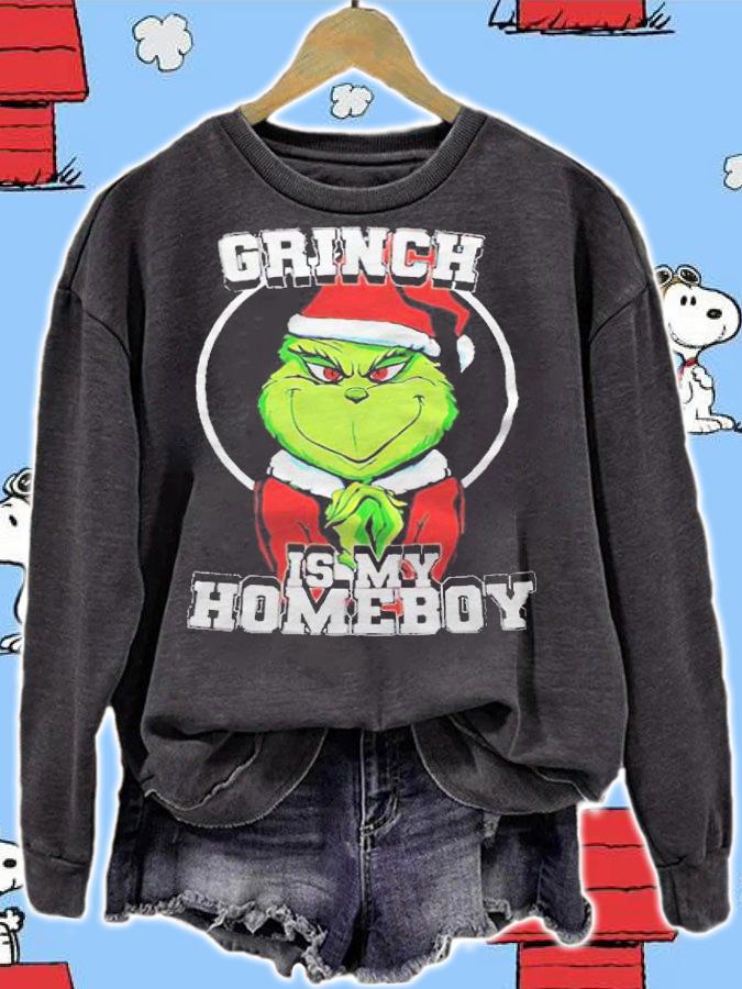 Grinch is my homeboy T-shirt t-shirt sweatshirt