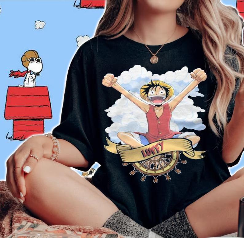 One Piece Luffy smile T-shirt t-shirt