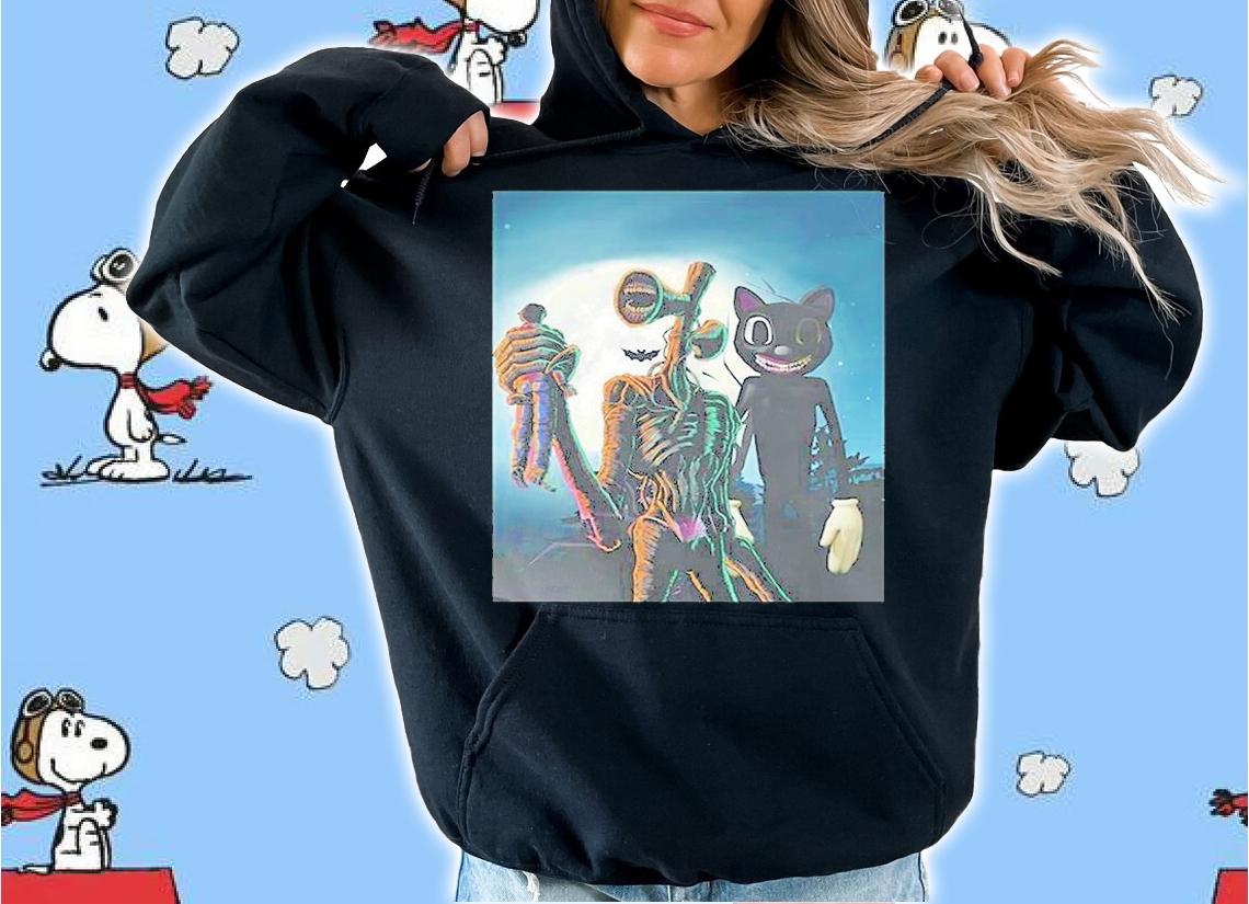 Siren Head And Cartoon T-Shirt t-shirt hoodie
