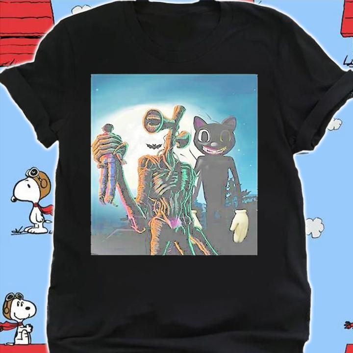 Siren Head And Cartoon T-Shirt t-shirt shirt