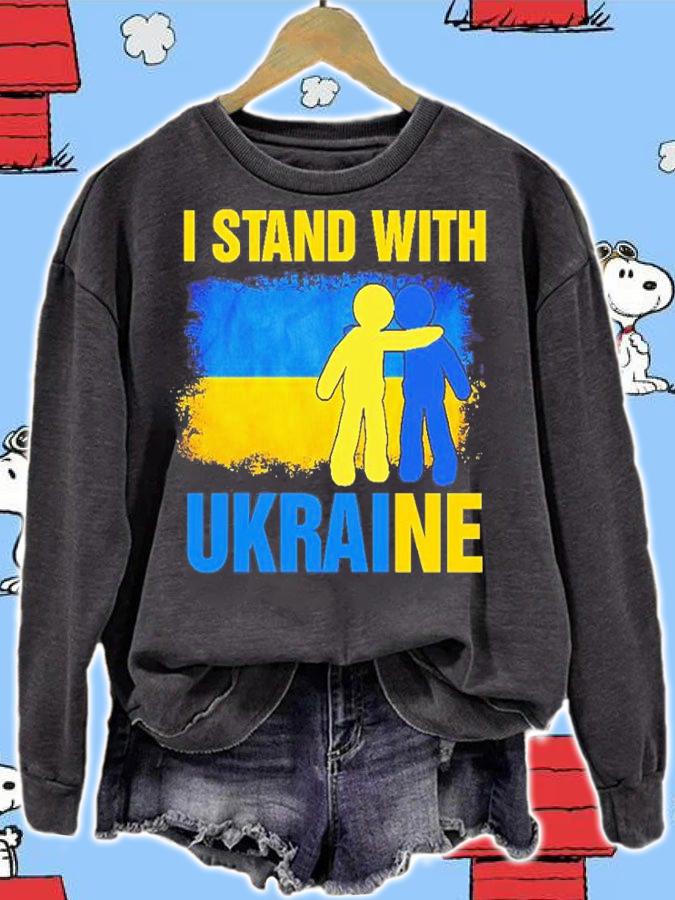 Support Ukraine I Stand With T-Shirt t-shirt sweatshirt