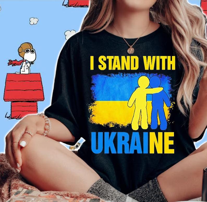 Support Ukraine I Stand With T-Shirt t-shirt woman shirt