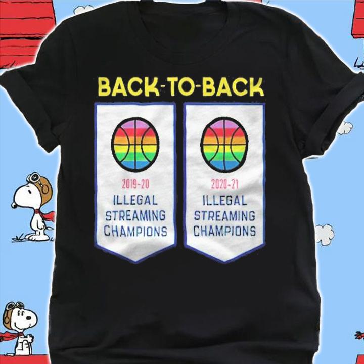 Deco Apparel Co Basketball Illegal Streaming Champs T-shirt t-shirt shirt