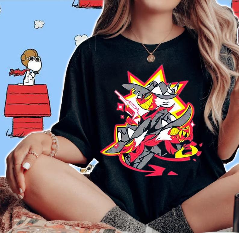 Hazbin Hotel Faces Of Striker T-Shirt t-shirt woman shirt