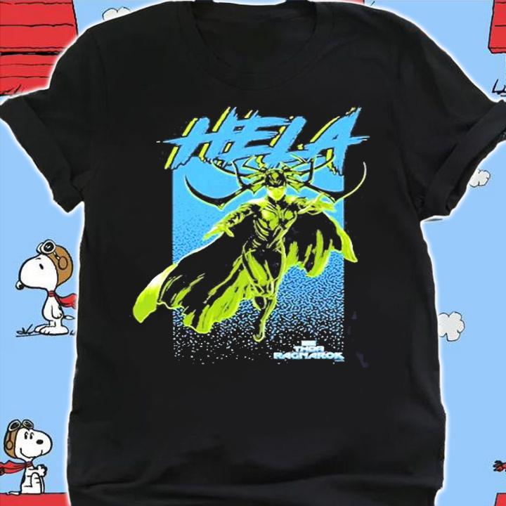 Marvel Thor Ragnarok Hela Retro Color Pop Graphic T-Shir t-shirt shirt