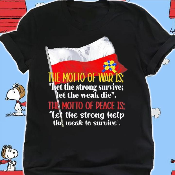 Poland Stands With Ukraine Polish Ukrainian Love Ukraine T-Shirt t-shirt shirt