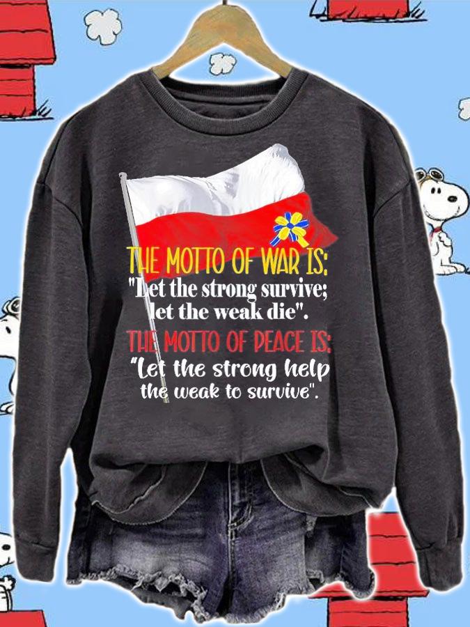 Poland Stands With Ukraine Polish Ukrainian Love Ukraine T-Shirt t-shirt sweatshirt