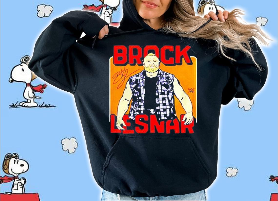 Superstars Wwe Brock Lesnar Flannel Signature Shirt t-shirt hoodie