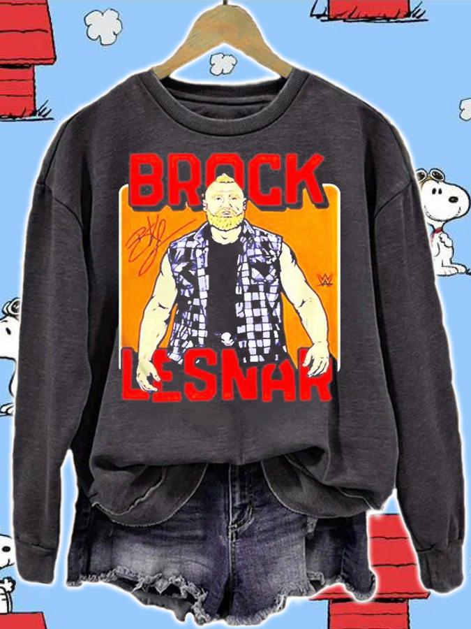 Superstars Wwe Brock Lesnar Flannel Signature Shirt t-shirt sweatshirt