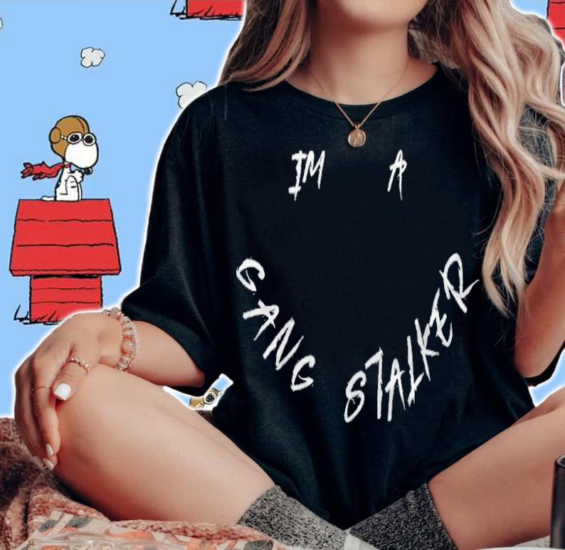 I'm a gang stalker T-shirt t-shirt woman shirt