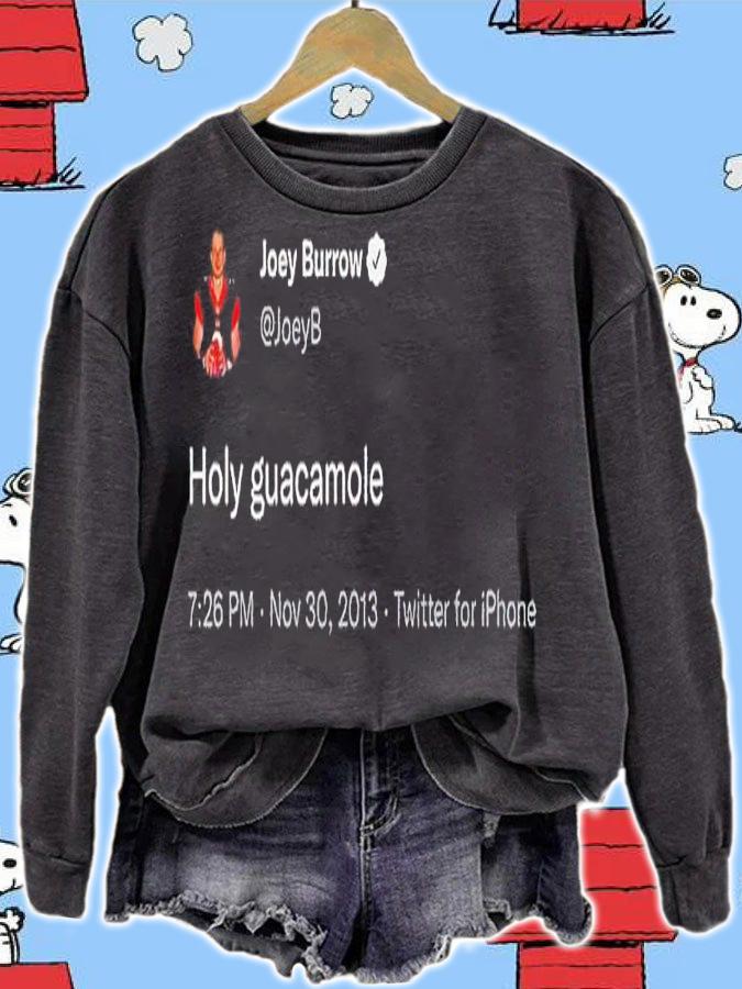 Joey Burrow Holy guacamole shirt t-shirt sweatshirt