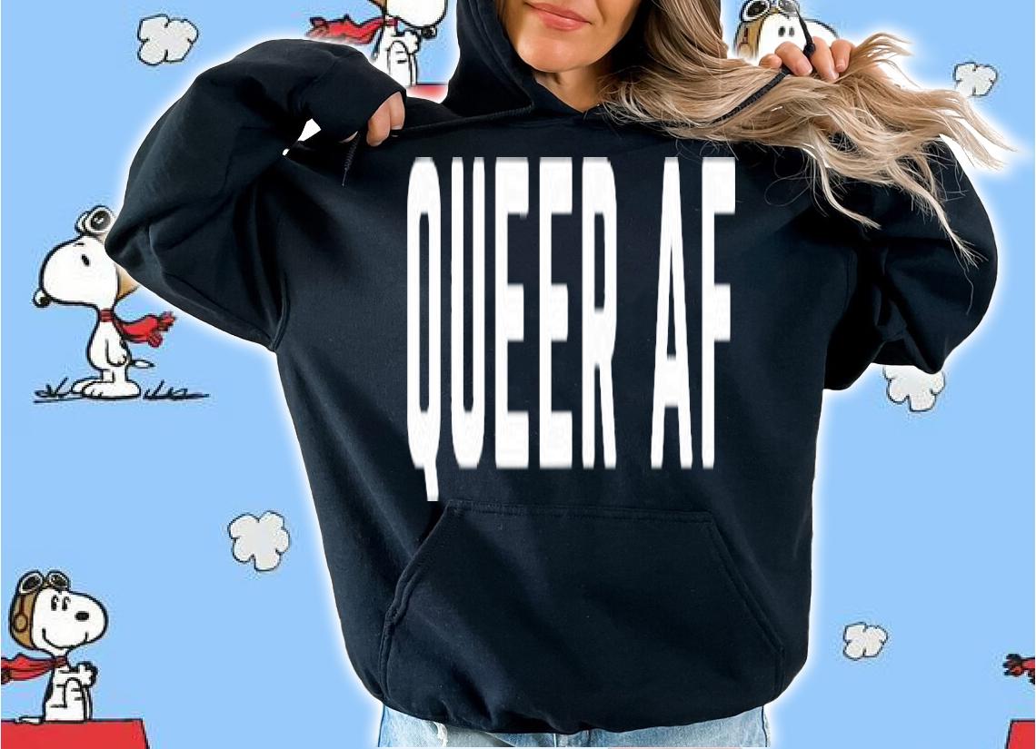 Queer AF Gay and Lesbian Pride LGBT LGBTQ LGBTQIA t-shirt