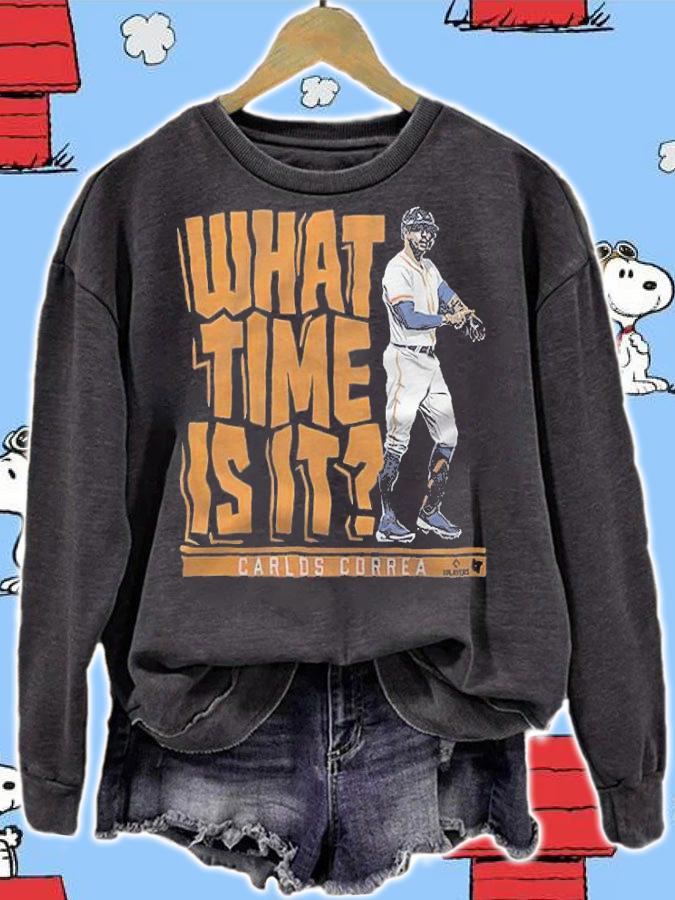 Carlos Correa What Time Is It Shirt t-shirt