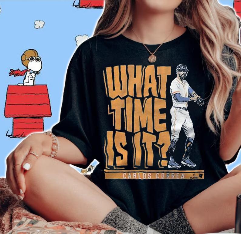 Carlos Correa What Time Is It Shirt t-shirt