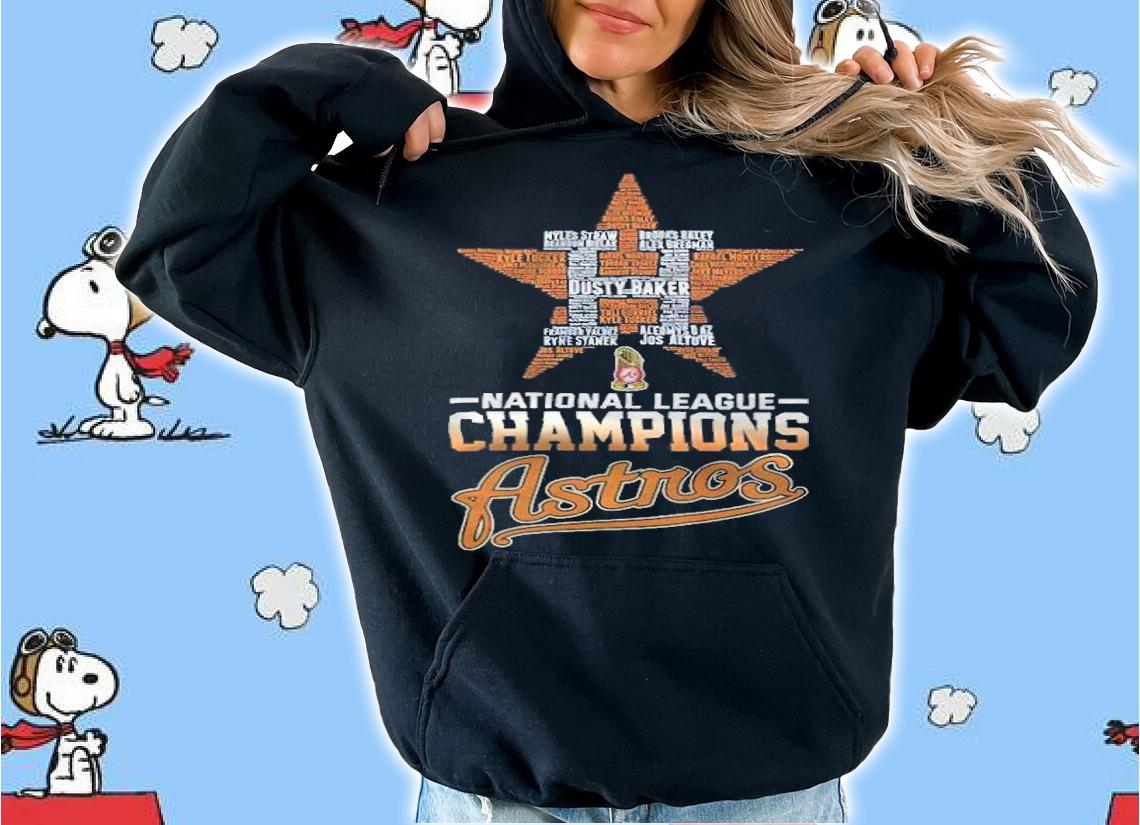 Houston Astros Baseball National League Champions Astros Shirt t-shirt hoodie