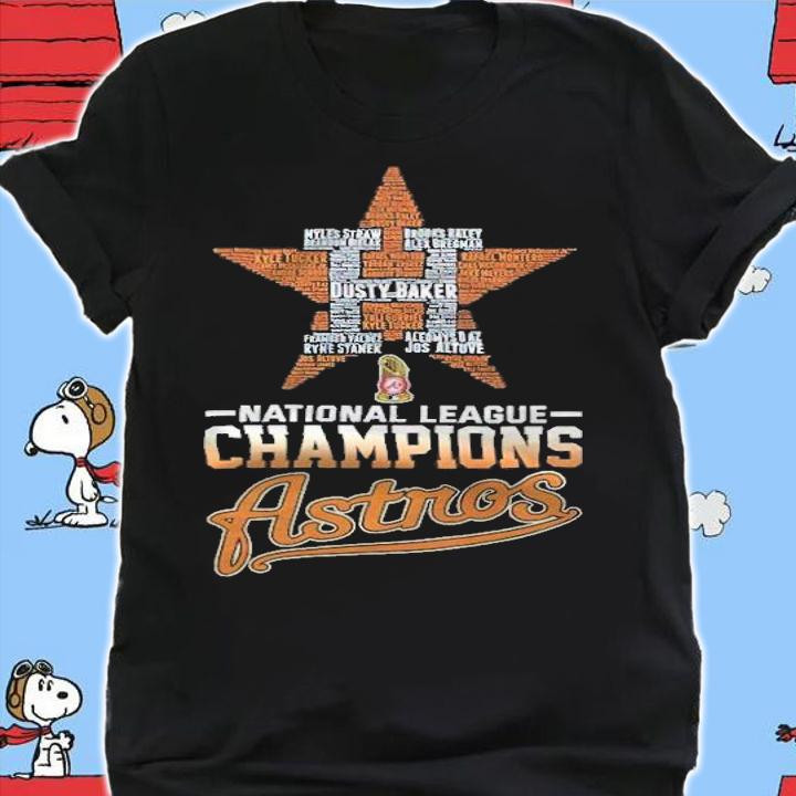 Houston Astros Baseball National League Champions Astros Shirt t-shirt shirt