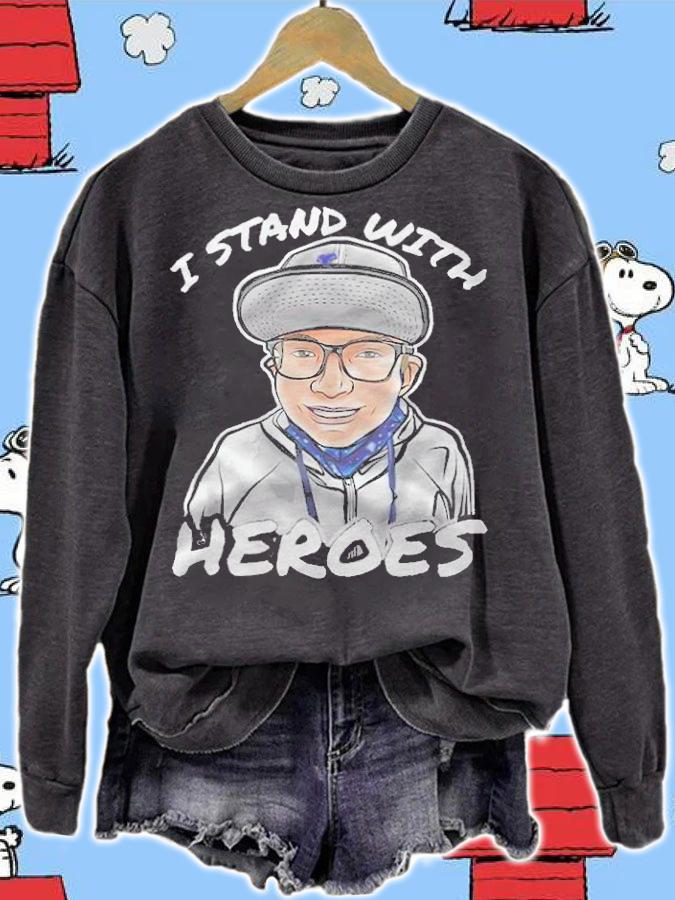No One Fights Alone I Stand With Heroes Shirt t-shirt sweatshirt