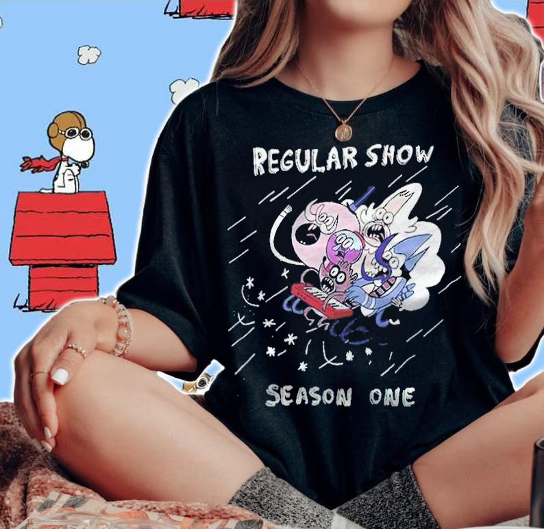 Regular show season one funny T-shirt t-shirt