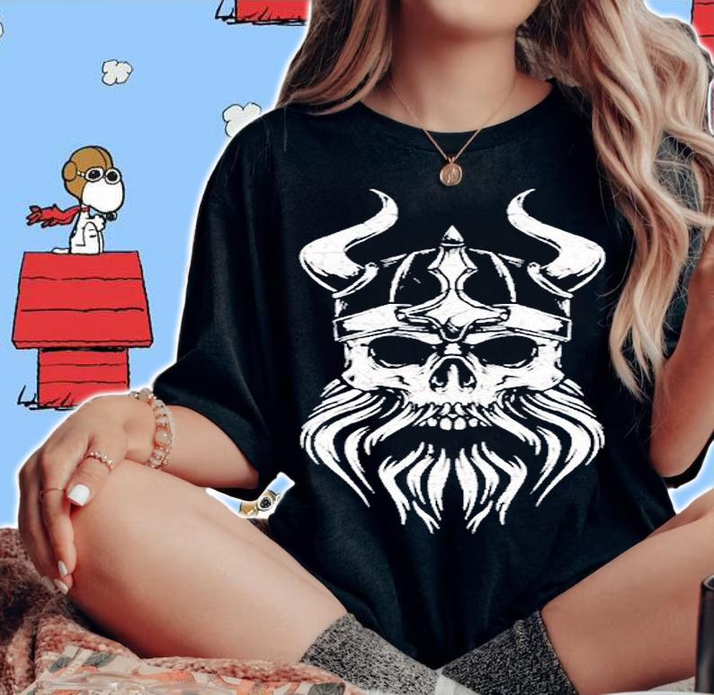 Viking Skull Viking Warrior Viking T-Shirt t-shirt