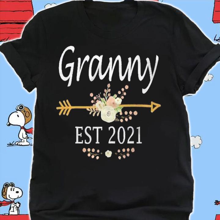 Granny Est 2021 Shirt New Granny Gift Shirt t-shirt shirt