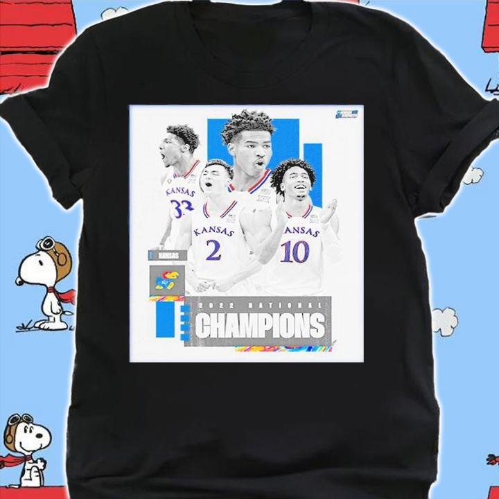 Kansas Jayhawks National Champions 2022 NCAA Divison KU T-Shirt t-shirt