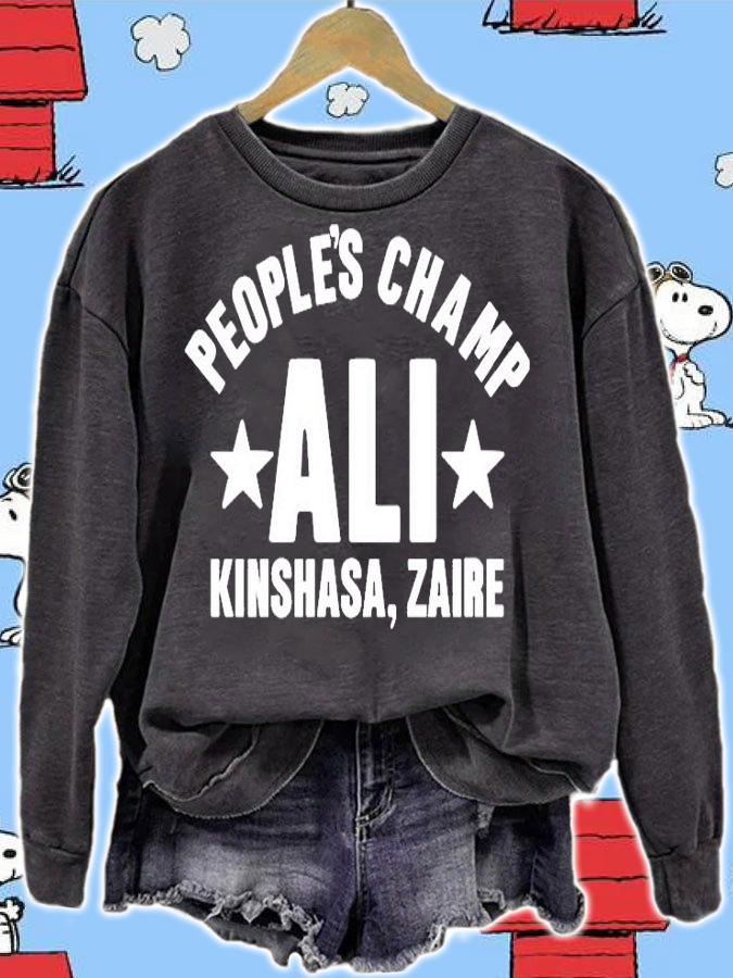 Peoples Champ Ali Kinshasa Zaire T-Shirt t-shirt