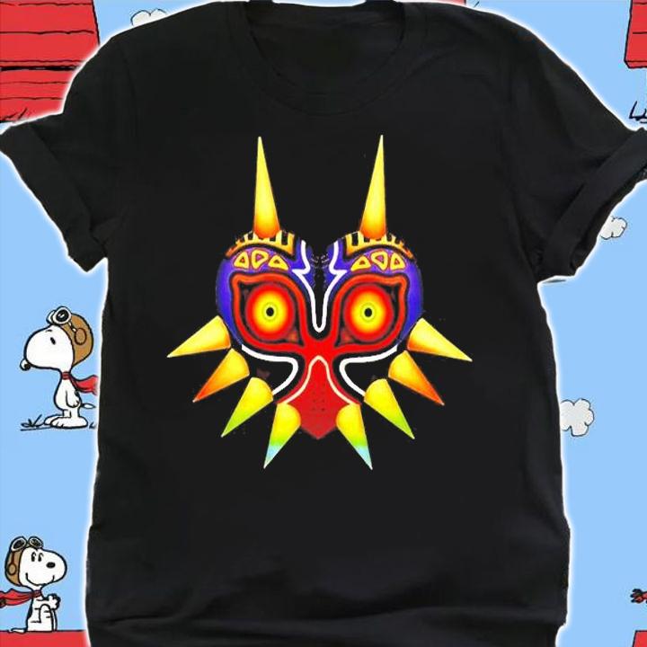 Zelda Majoras Mask Black T-Shirt t-shirt