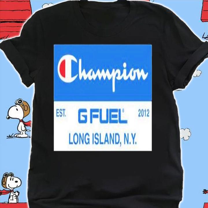 Champion Gfuel Long Island Ny Est 2012 T-Shirt t-shirt shirt