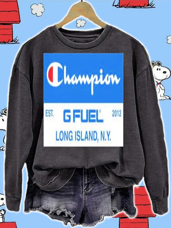 Champion Gfuel Long Island Ny Est 2012 T-Shirt t-shirt sweatshirt