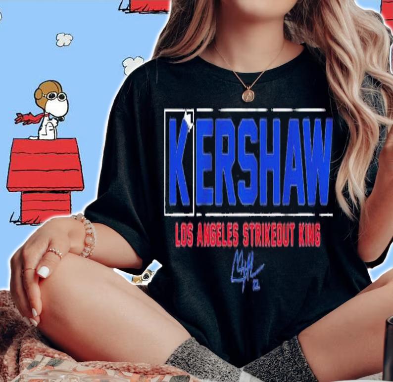 Clayton Kershaw Los Angeles Strikeout King Shirt t-shirt