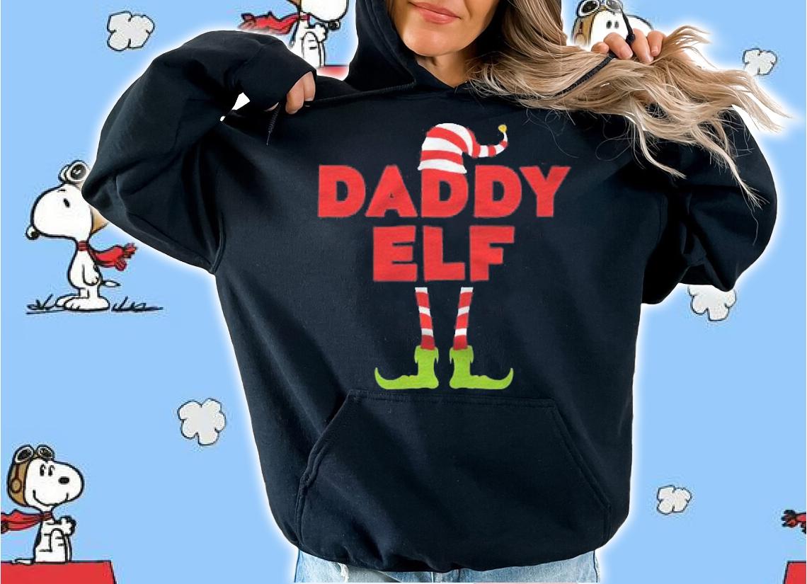 Daddy Elf Shirt Matching Christmas Costume Shirt t-shirt hoodie