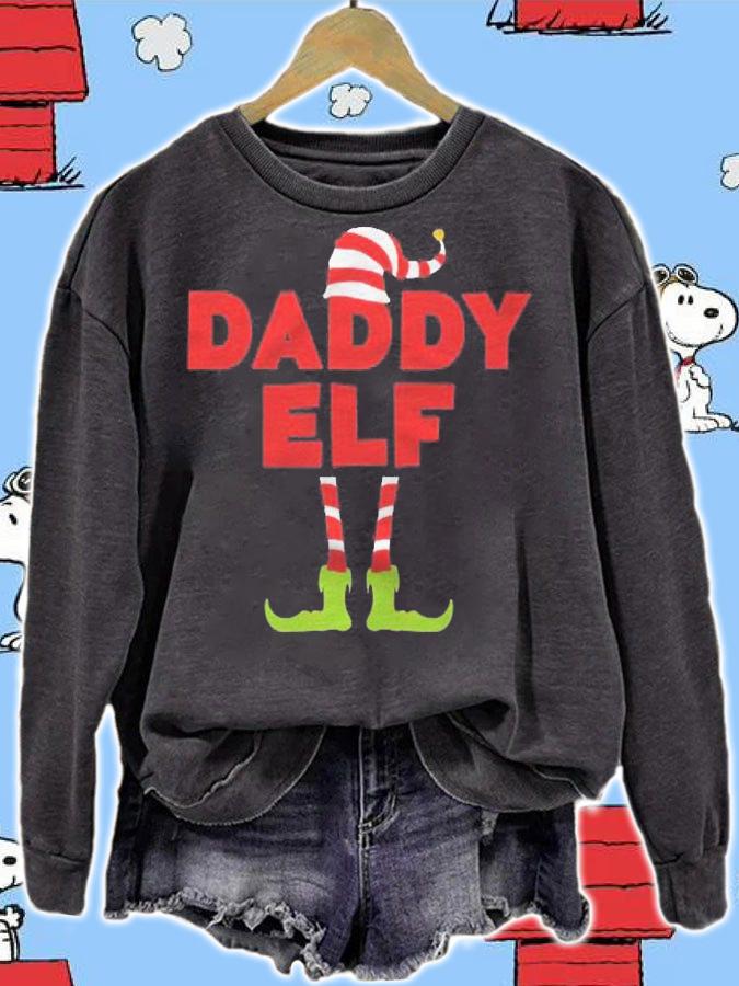 Daddy Elf Shirt Matching Christmas Costume Shirt t-shirt sweatshirt