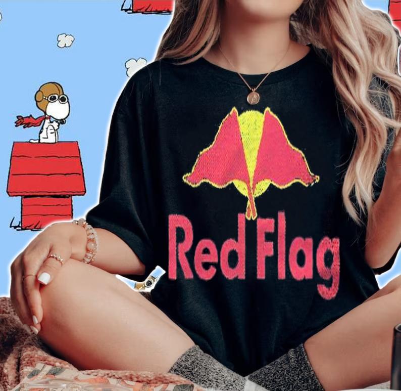 Dom Mazzetti Red Flag T-shirt t-shirt woman shirt