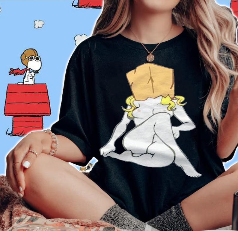 Funny Rude Bag On Girls Head Shirt t-shirt woman shirt
