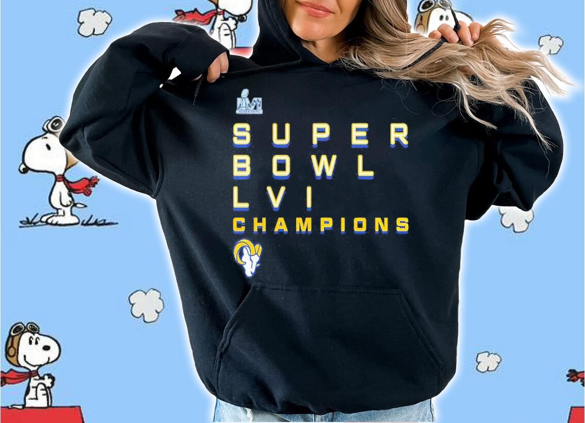Los Angeles Rams Super Bowl LVI Champions Roster Signature Shirt t-shirt hoodie