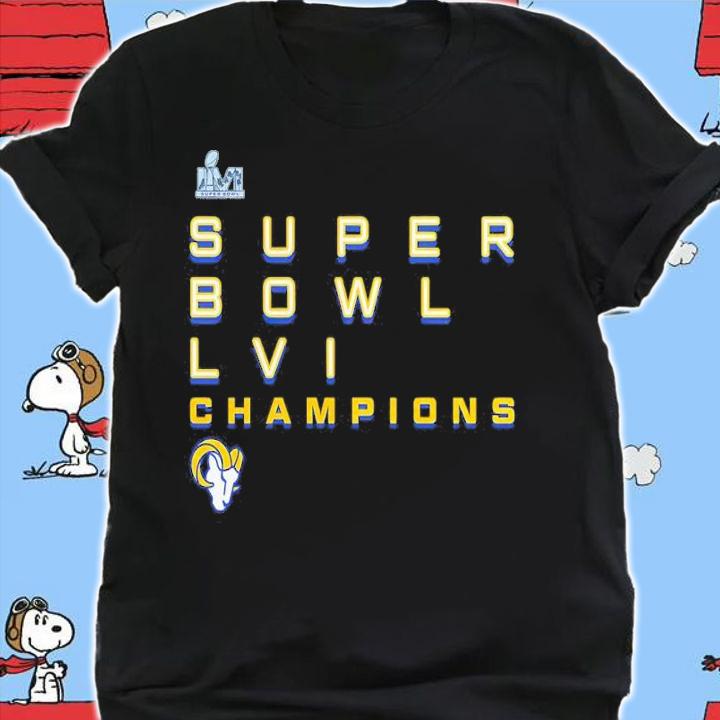Los Angeles Rams Super Bowl LVI Champions Roster Signature Shirt t-shirt shirt