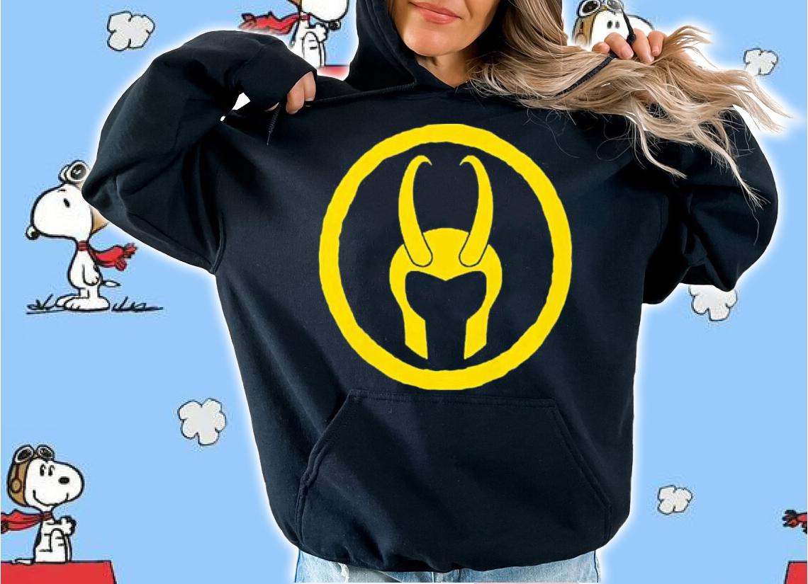 Marvel Loki Horned Helmet Icon Graphic Shirt t-shirt hoodie