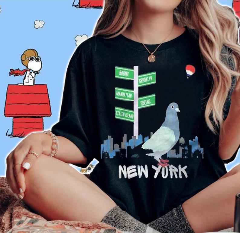 Pigeons Of New York City Shirt t-shirt woman shirt
