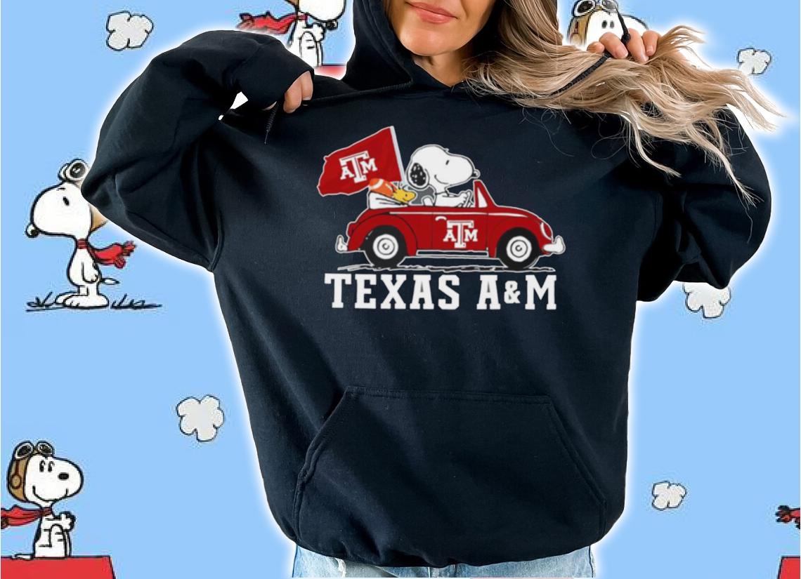 Texas A&M Aggies Snoopy And Woodstock t-shirt