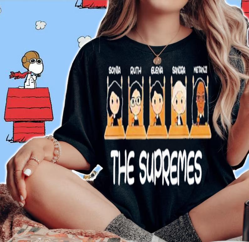 The Supremes Court Justices Ketanji Brown Jackson RBG Shirt t-shirt woman shirt