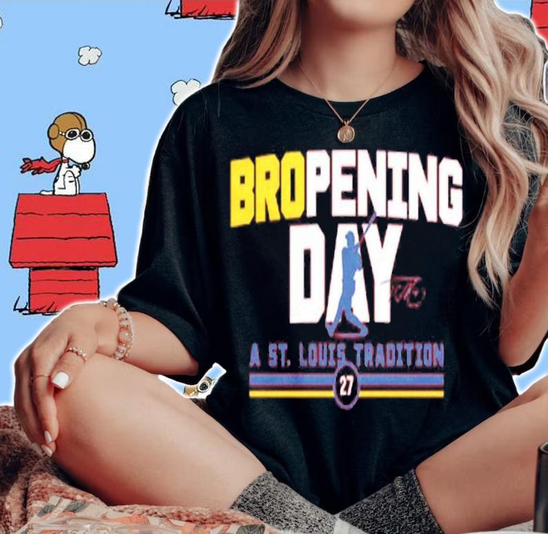 Tyler O'neill Bropening Day A St. Louis Tradition Baseball Shirt t-shirt woman shirt