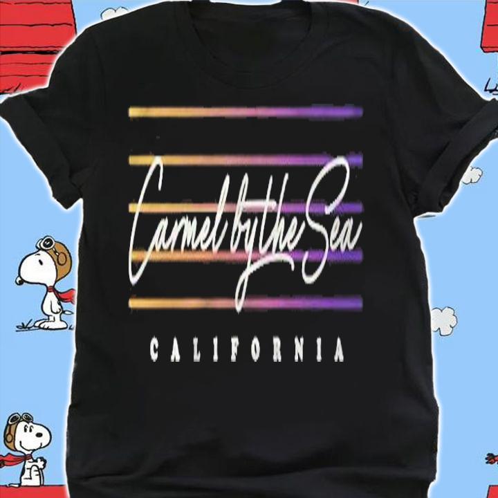 Carmel By The Sea Retro Style T-shirt shirt